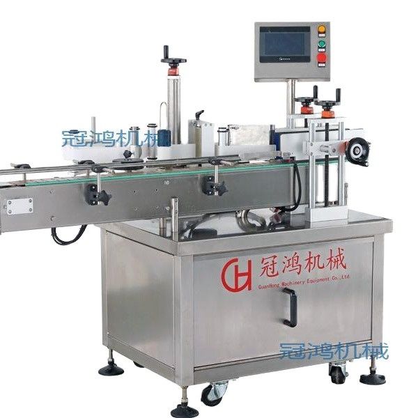 Machine d'étiquetage de bouteille de vin de sauce de soja ronde avec étiquette de 280 mm de diamètre extérieur
