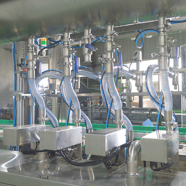 Machine de remplissage d'huile d'olive en acier inoxydable 304 à plusieurs buses pour une ligne de mise en bouteille populaire