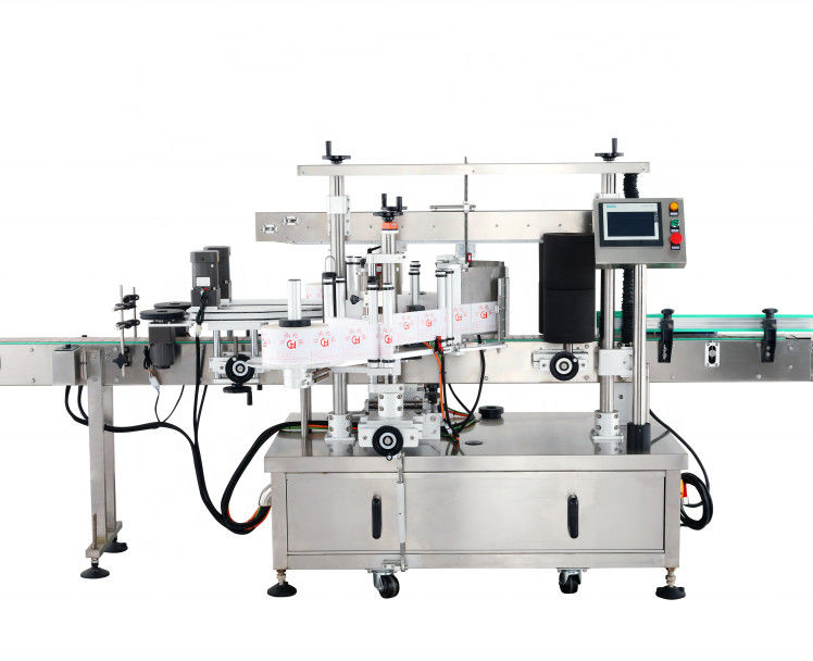 1 SUS 304 machine d'étiquetage double face en acier inoxydable pour bouteilles de détergent à lessive