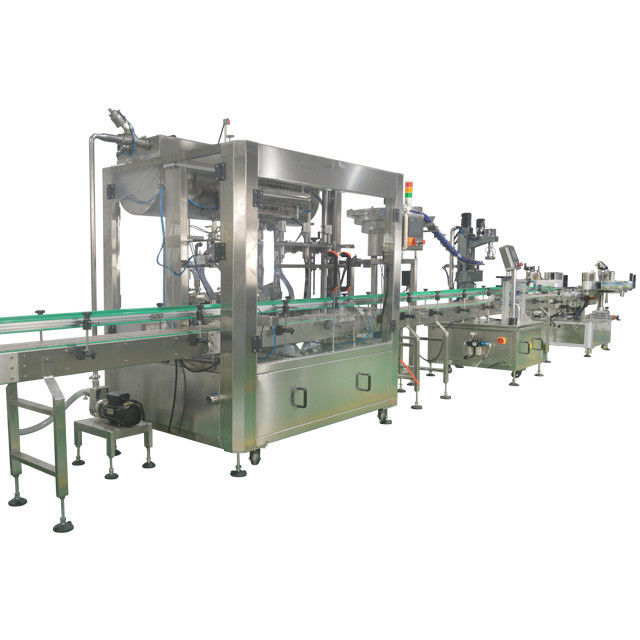 Machine automatique de remplissage à 4 têtes d'huile d'olive liquide pour l'huile de tournesol