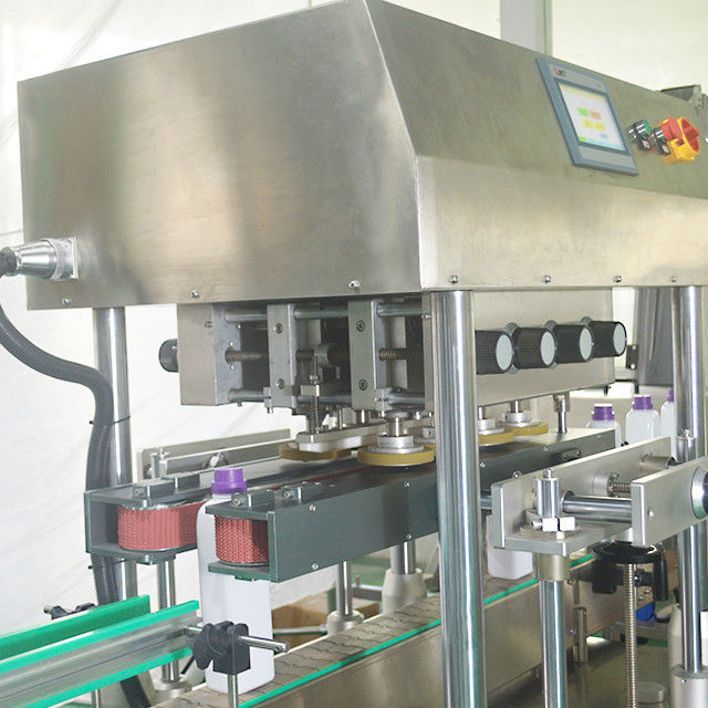 Machine de couverture contrôlée par PLC pour les couvercles inférieurs des manipulateurs dans l'industrie chimique quotidienne