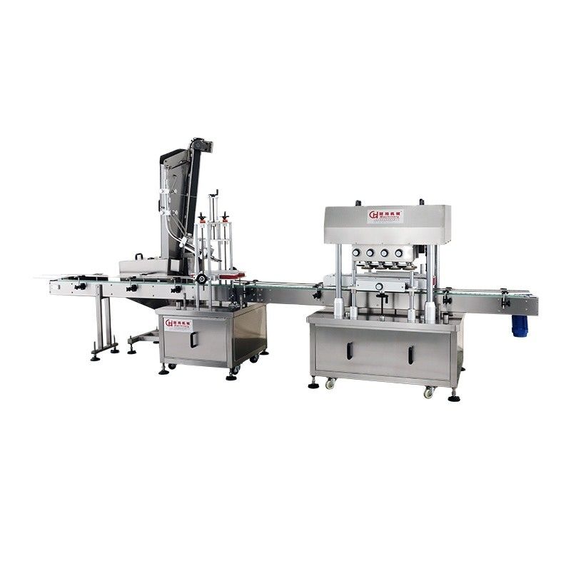 Machine de fermeture linéaire entièrement automatique pour bouteilles à fil métallique Facile à entretenir