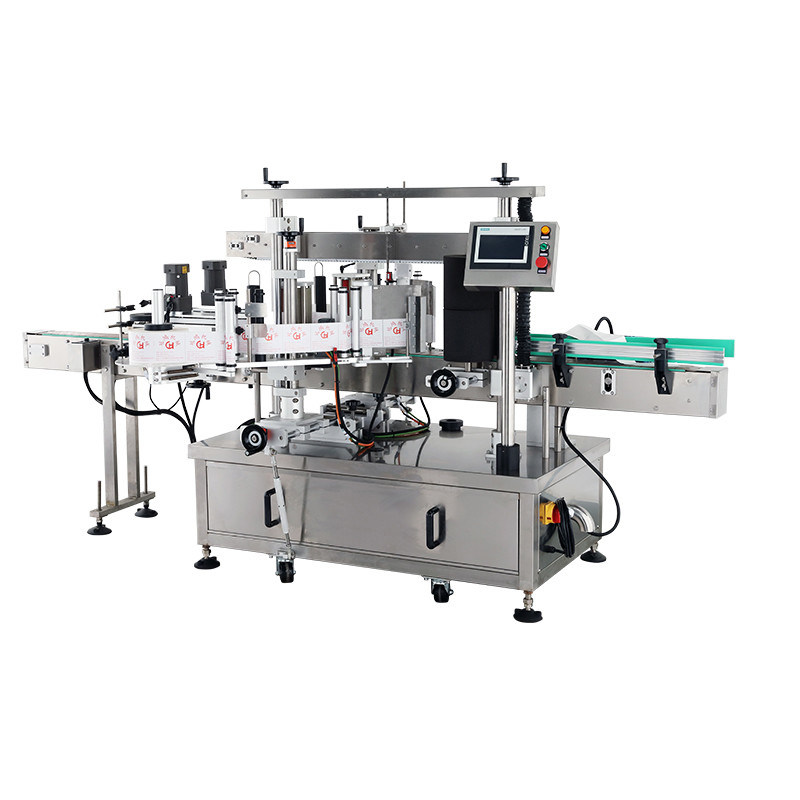 Machine automatique d'étiquetage des bouteilles avec étiquetage à double face et tension AC 220V/50HZ