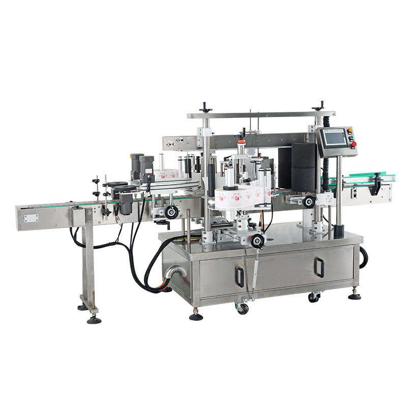 Machine de remplissage de bouteilles liquides de boutique alimentaire, machine de couvercle et d'étiquetage, machine de collage d'étiquettes, machine à étiquettes à double face