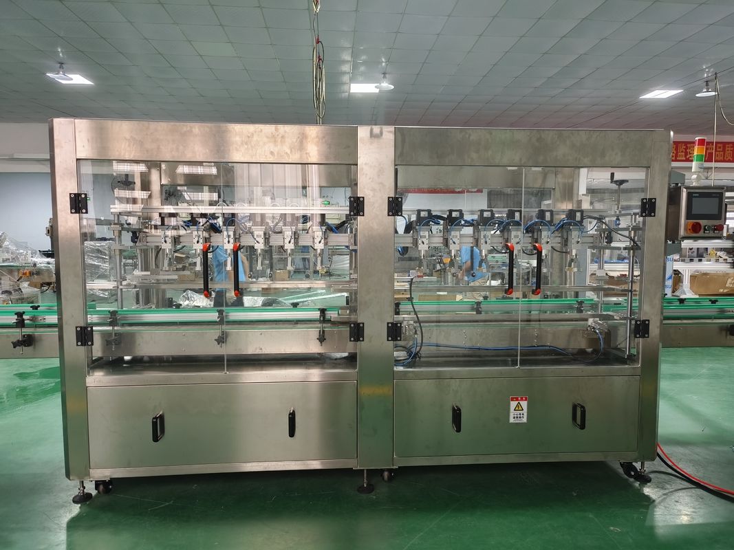 Ligne de production de détergent pour les shampooings et les lingettes de 25 kW avec étiquetage et couvercle à double face