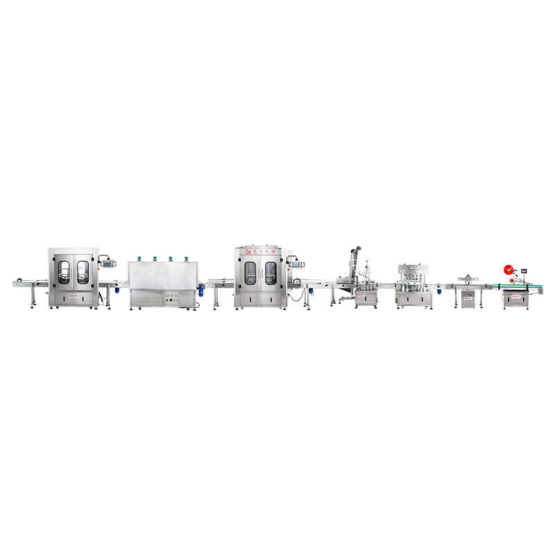 Machine de remplissage et d'étanchéité de bouteilles de petite capacité à vitesse entièrement automatique avec inspection vidéo