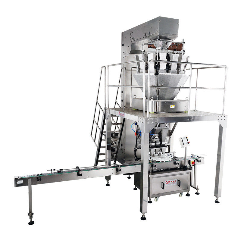 Machine à peser à plusieurs têtes facile à 800 kg pour le remplissage de grains et de noix 220/380V 50-60HZ