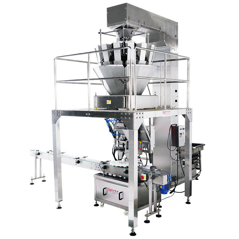 Machine à peser à plusieurs têtes facile à 800 kg pour le remplissage de grains et de noix 220/380V 50-60HZ