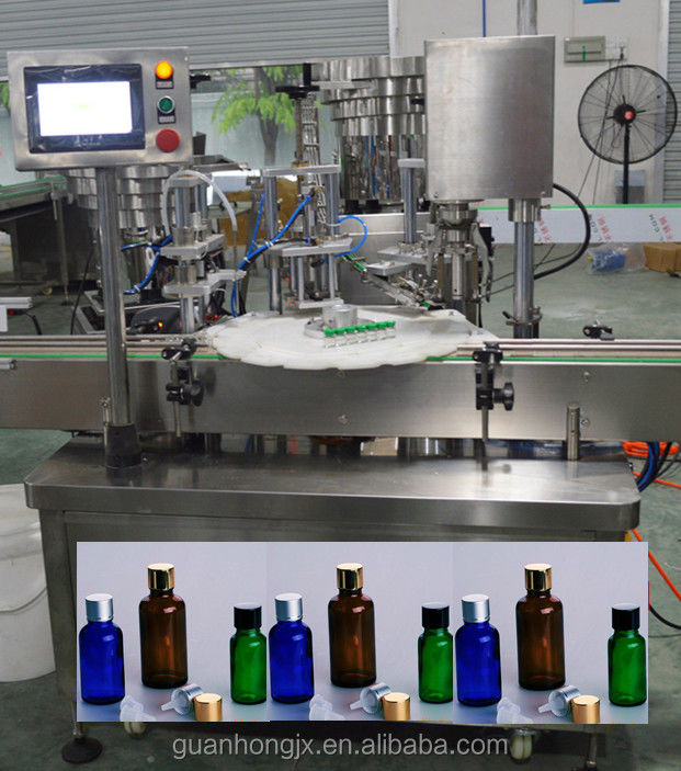 220V/380V 50HZ Vitesse de tension automatique complète Ampoule en verre Machine de remplissage de bouteille