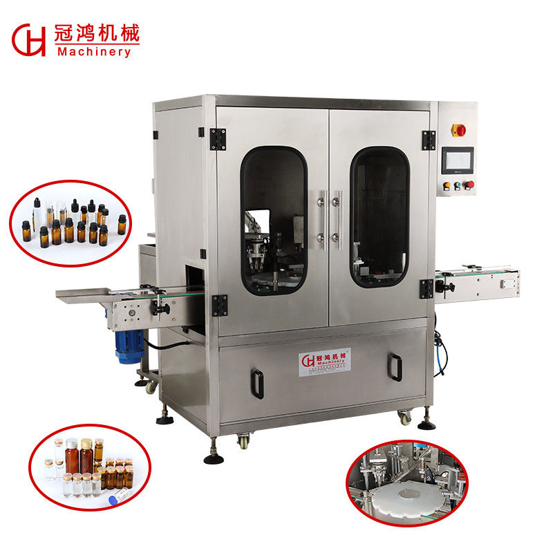 Machine automatique de remplissage et de fermeture de bouteilles liquides de type rotatif de 3000*2000*1800 mm
