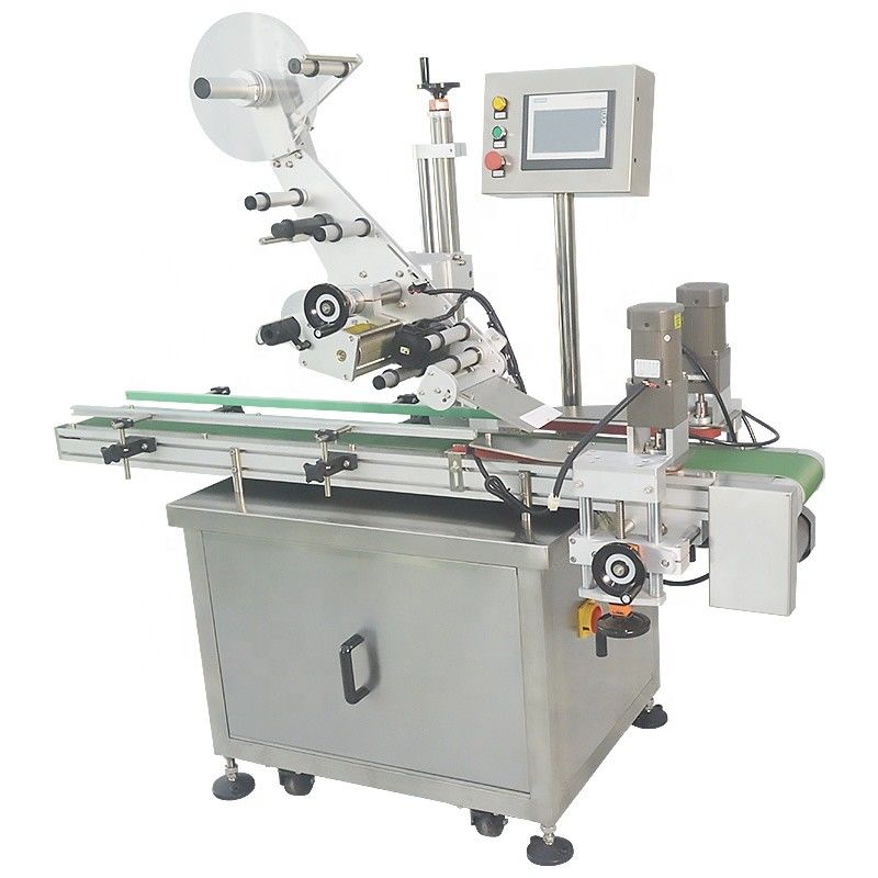 Components moteurs de base Machine d'étiquetage automatique de sacs en plastique pour boîtes/emballages de bouteilles