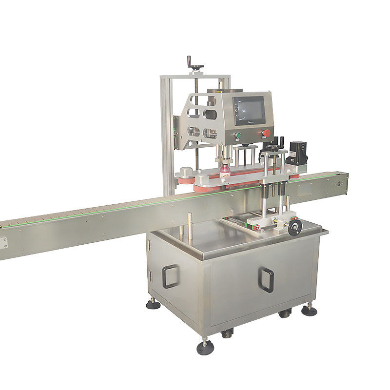 320 KG Machine à capot à vis rotative à bouteille à haute automatisation pour matériaux d'emballage métallique