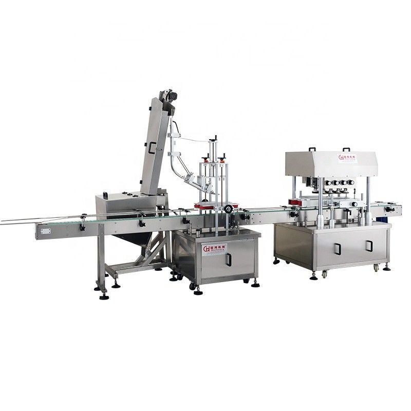 Machine de couvercle entièrement automatique pour emballer les bouchons de bouteilles et sceller la maison certifiée CE