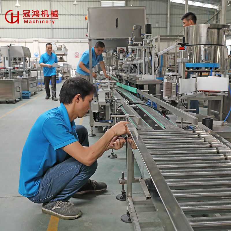 Machine d'étiquetage automatique à haute productivité avec vidéo et photos de Guan Hong