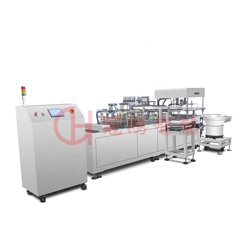 Machine électrique à haute vitesse pour l'étanchéité des tubes de remplissage de flacons de petit volume pour les emballages métalliques