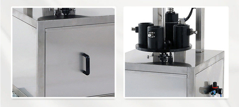 Composants du noyau du moteur Machine de fermeture à vide semi-automatique pour un scellement rapide et lisse
