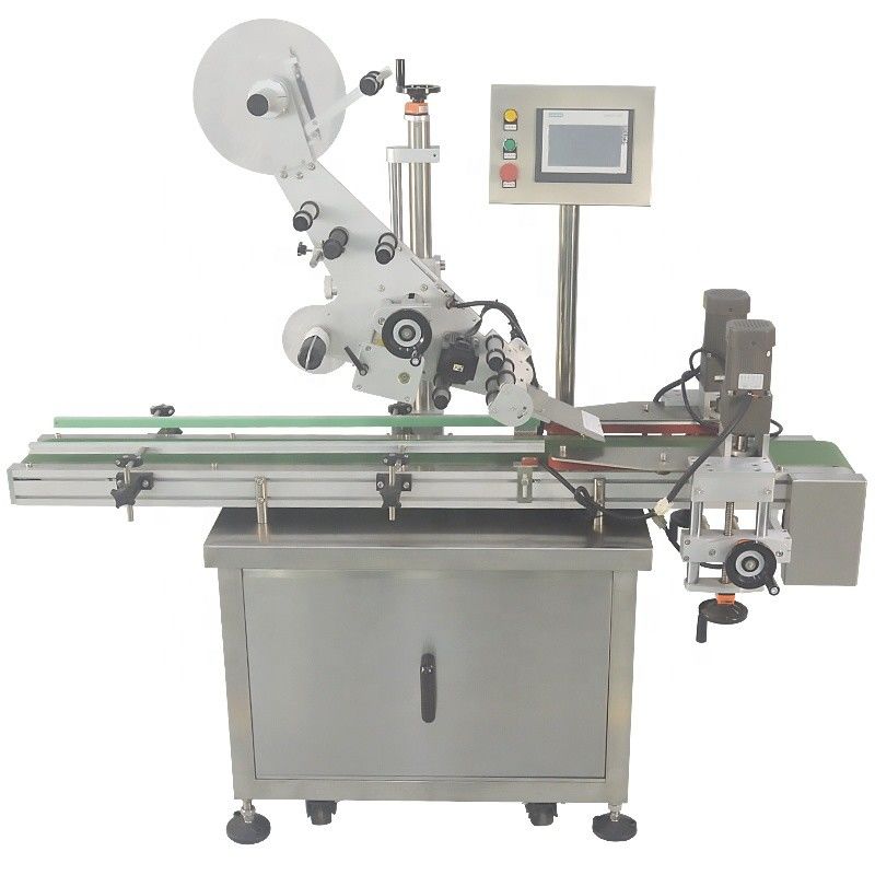 Machine automatique d'étiquetage à surface plate pour bouteille ronde