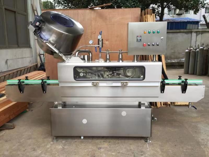 Inspection vidéo fournie Machine automatique de fermeture sous vide à vapeur pour bouteilles en verre