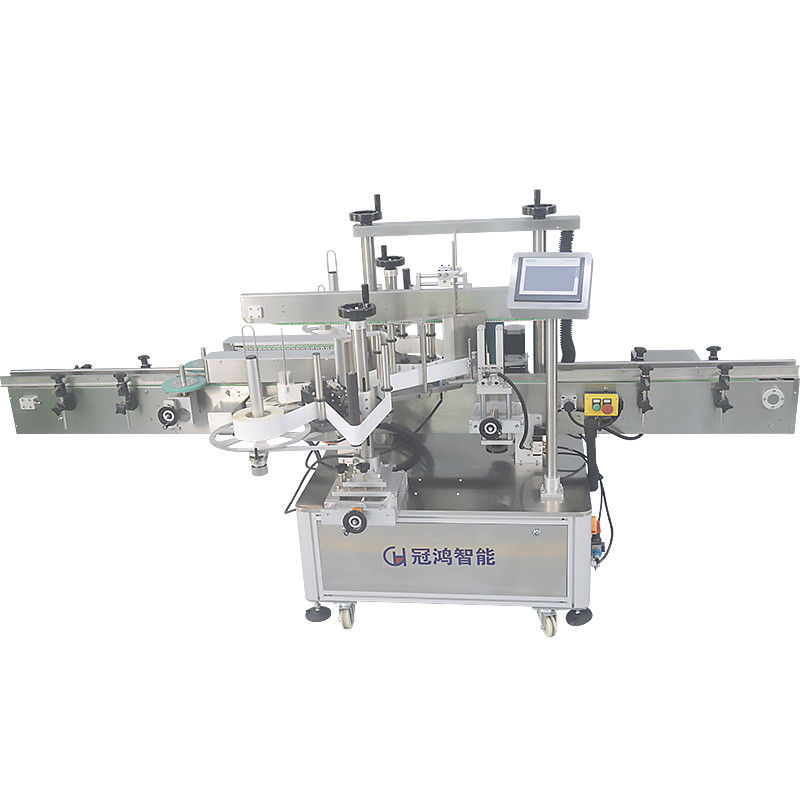 Machine d'étiquetage électrique à grande vitesse 2000BPH pour bouteilles rondes et carrées plates