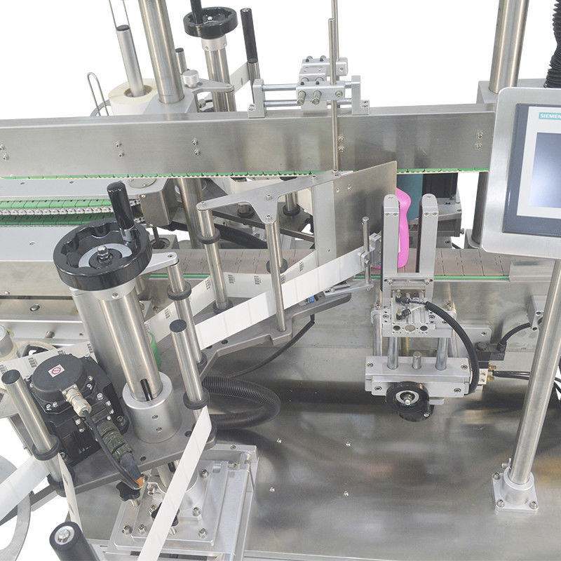 Machine automatique d'étiquetage de bouteilles plates en acier inoxydable 304 pour bouteille ronde carrée pour animaux de compagnie