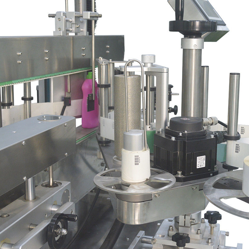 Machine automatique d'étiquetage de bouteilles plates en acier inoxydable 304 pour bouteille ronde carrée pour animaux de compagnie