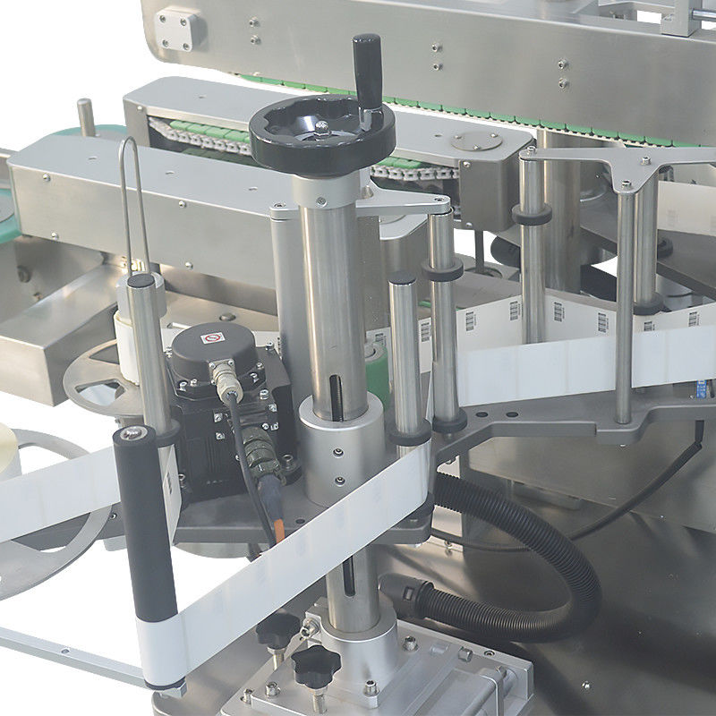 Machine automatique d'étiquetage de bouteilles plates en acier inoxydable 304 pour bouteille ronde carrée pour animaux de compagnie