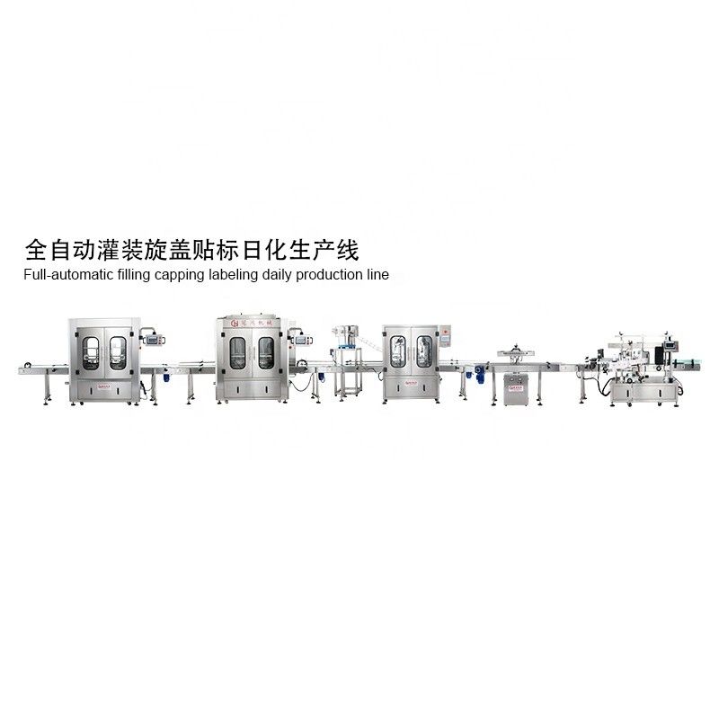 Ligne d'étiquetage de remplissage personnalisée pour détergent/lotion/shampoo/lavage corporel automatique
