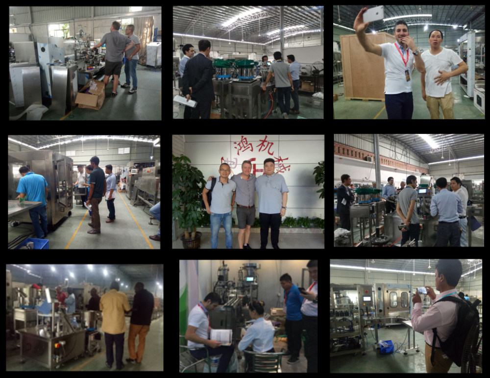 Machine à bouchon de bouteille en plastique à 8 roues à vis rotative avec type à entraînement mécanique