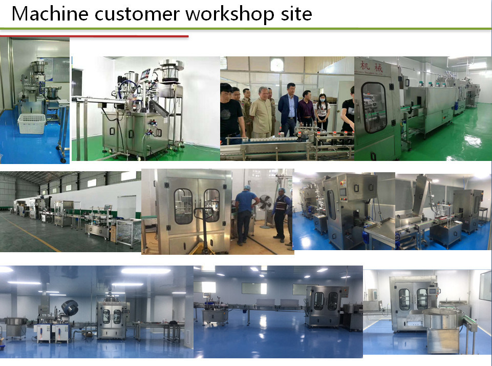 Machine à bouchon de bouteille en plastique à 8 roues à vis rotative avec type à entraînement mécanique