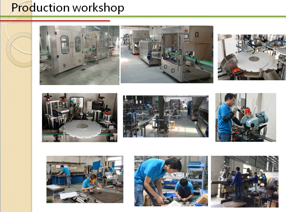 Machine à bouchon de bouteille en plastique à 8 roues à vis rotative avec type à entraînement mécanique