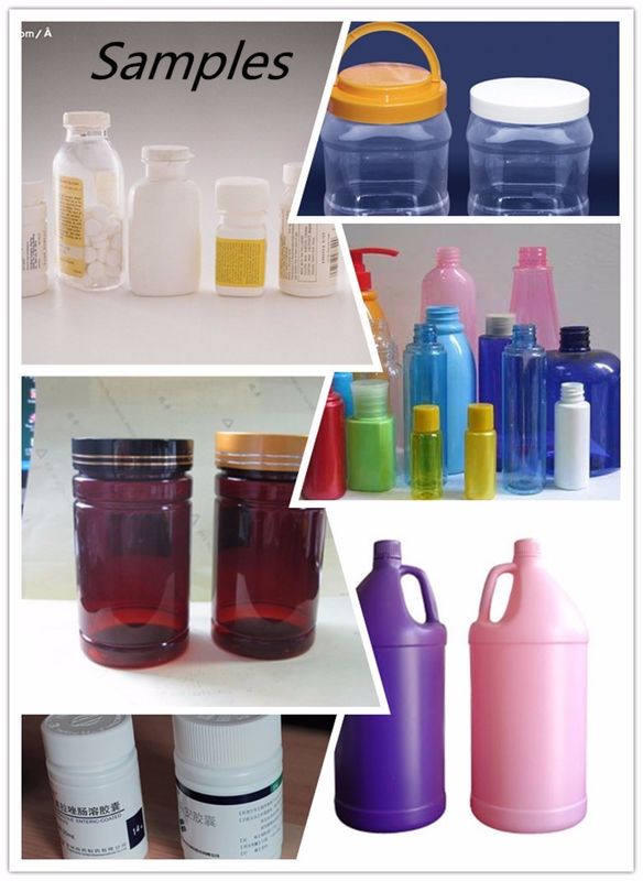 Machine automatique de fermeture à trois têtes de haute performance pour bouteilles en plastique de capacité 4000 BPH