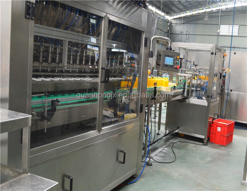 Productivité élevée 16 têtes Fermeture de pneus Servo-piston Machine automatique de remplissage de bouchon