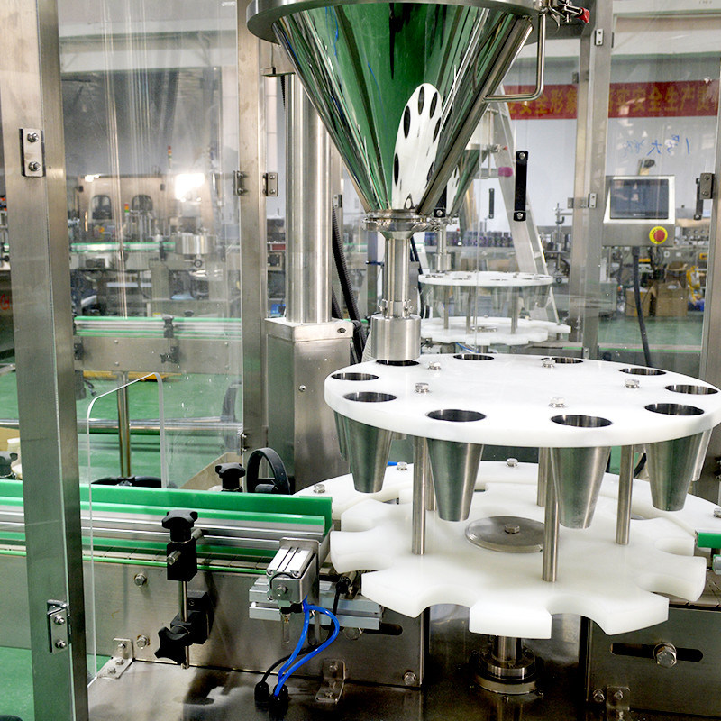 320 kg Composants de base PLC Équipement de remplissage de bouteilles en poudre pour la production automatique