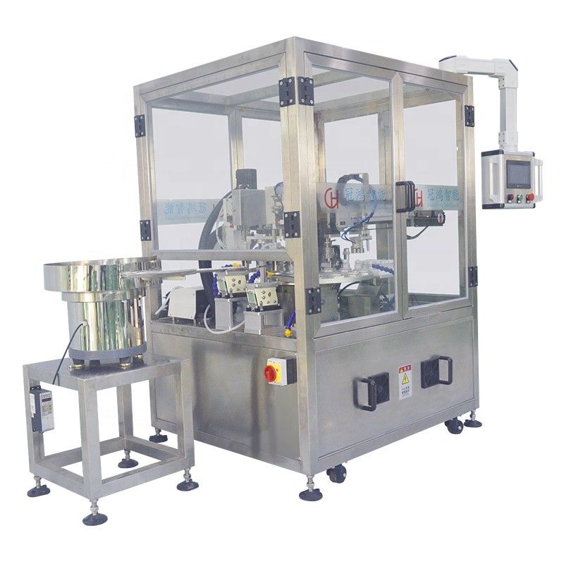 1 Tête de capuchon machine de ligne de remplissage à petite échelle pour tube d'essai multifonctionnel