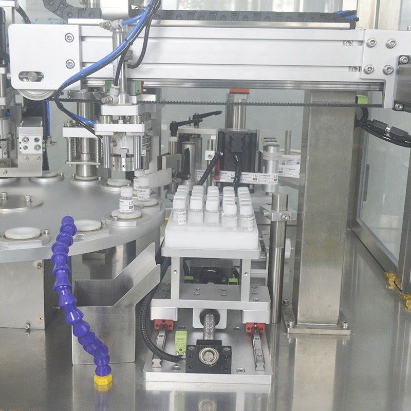 1 Tête de capuchon machine de ligne de remplissage à petite échelle pour tube d'essai multifonctionnel