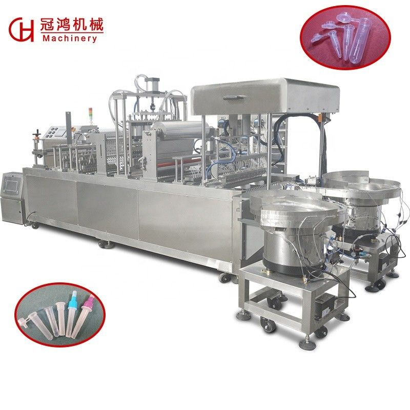 Machine de remplissage de flacons à commande PLC pour tubes à essai en plastique et récipients d'échantillons