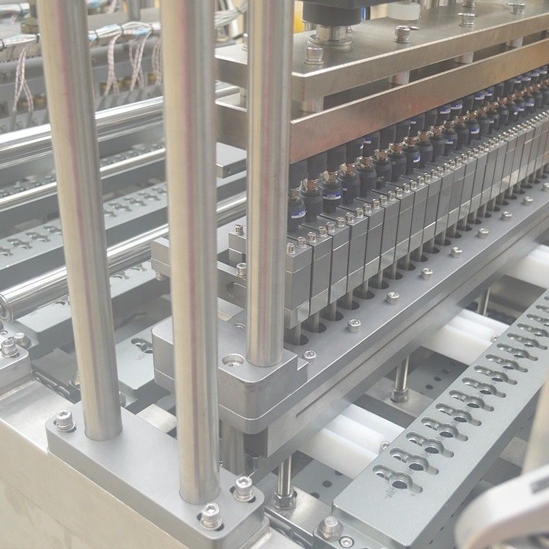 Machine de remplissage de flacons à commande PLC pour tubes à essai en plastique et récipients d'échantillons