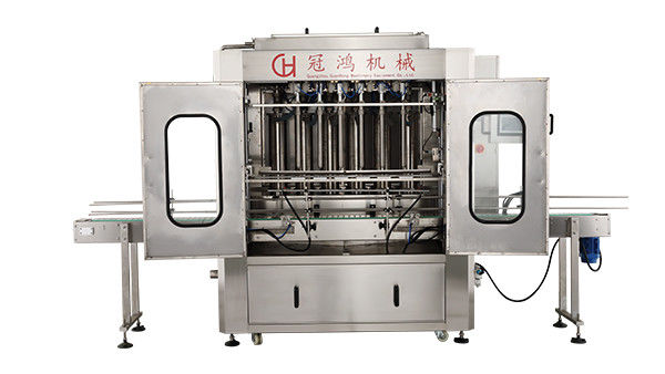Machine automatique de remplissage de liquide à 4 têtes pour emballage d'huile alimentaire/de shampooing/de liquide/de détergent