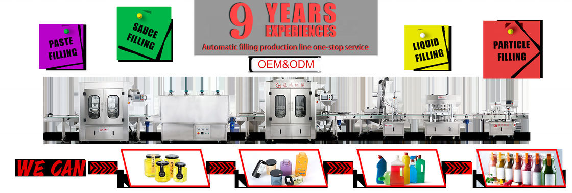 Machine automatique de remplissage de liquide à 4 têtes pour emballage d'huile alimentaire/de shampooing/de liquide/de détergent