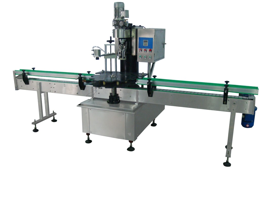 Machine de couvercle pour bouteilles en verre liquide/vin/liqueur avec composants moteurs