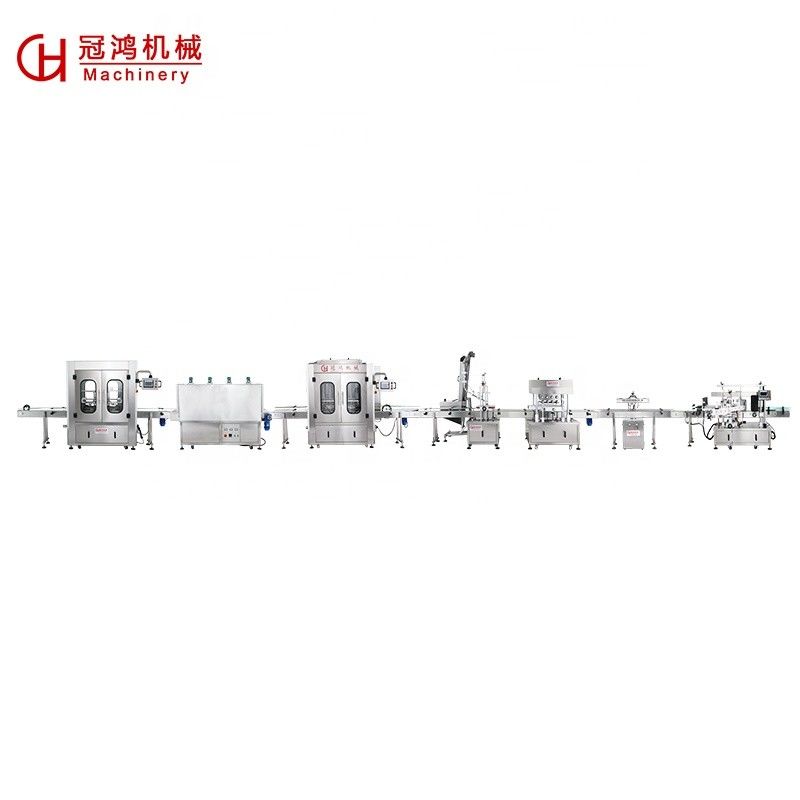 Machine automatique de lavage de bouteilles liquides à 12 buse pour toute la chaîne de production