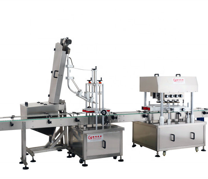 Type d'emballage Boîtier en bois de 900 kg Machine de fermeture de bouteille ronde en plastique avec tri du couvercle