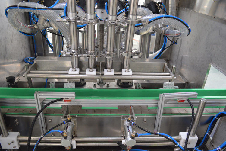 Machine automatique de remplissage à piston chaud à 4 têtes pour le programme de contrôle du remplissage par gel/ cire capillaire
