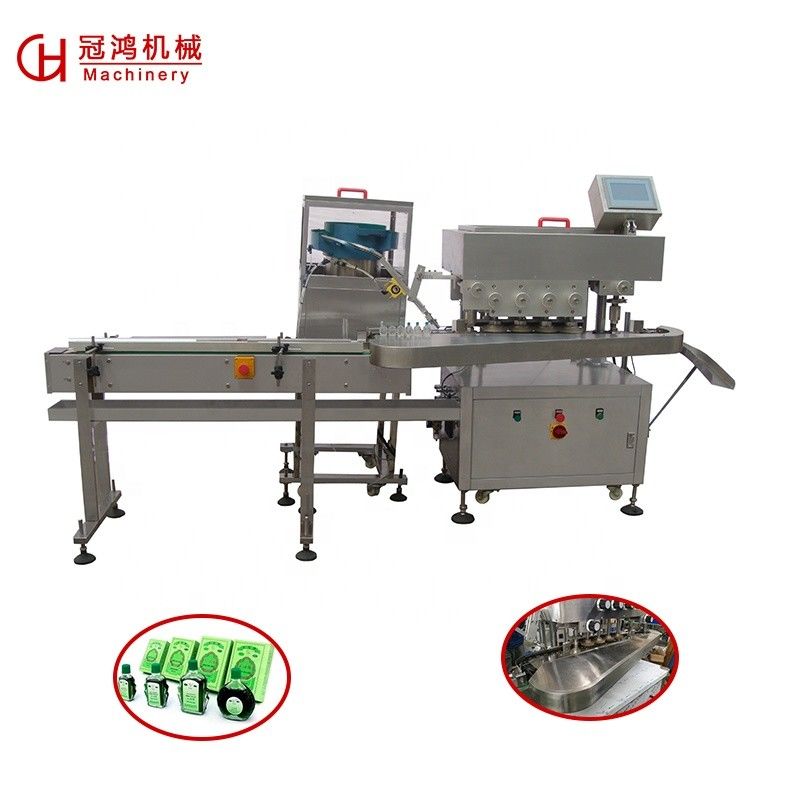 Machine de couvercle de bouteille en verre de petite capacité pour les huiles essentielles et les huiles médicamenteuses