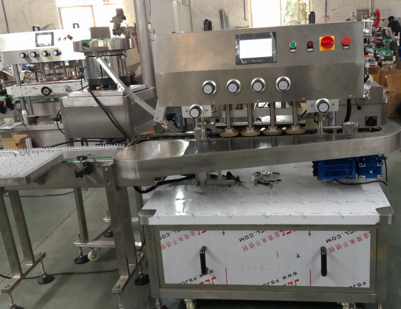 Machine de couvercle de bouteille en verre de petite capacité pour les huiles essentielles et les huiles médicamenteuses