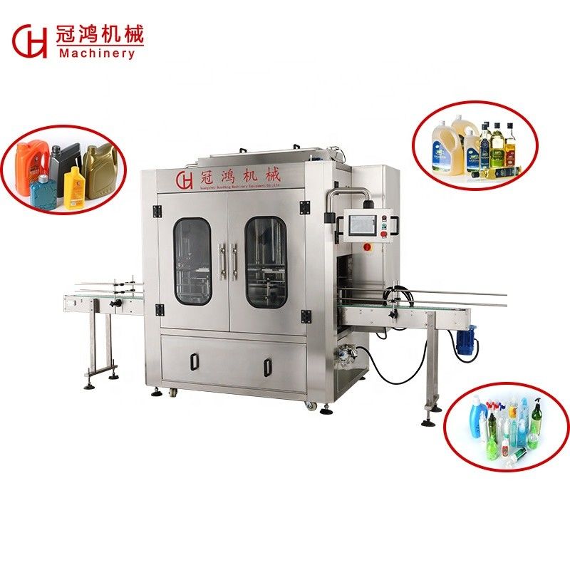 Machine de remplissage de bouteilles à moteur pour animaux de compagnie pour le shampooing à la crème fouettée, au ketchup, à la sauce au piment