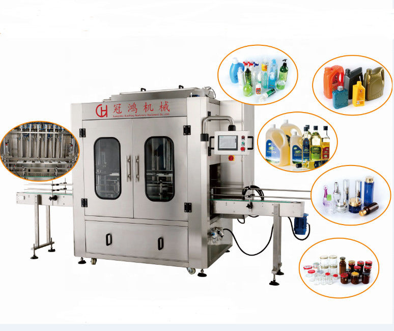 Machine de remplissage de bouteilles à moteur pour animaux de compagnie pour le shampooing à la crème fouettée, au ketchup, à la sauce au piment