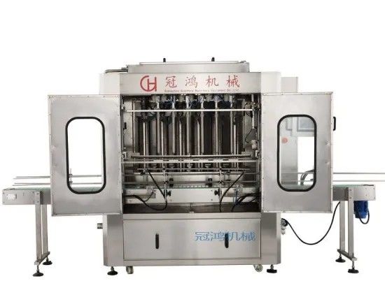 Machine de remplissage de bouteilles à moteur pour animaux de compagnie pour le shampooing à la crème fouettée, au ketchup, à la sauce au piment